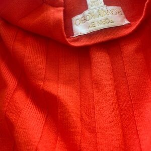 Tory Burch Women's Vibrant Red Cowl Neck Dress